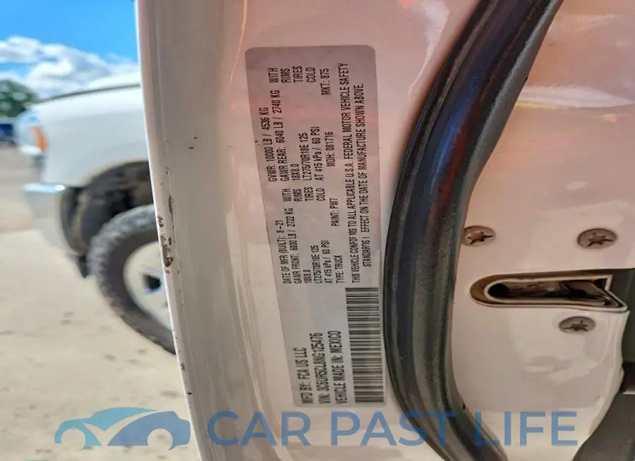 3C6UR5CL8NG125476# 12