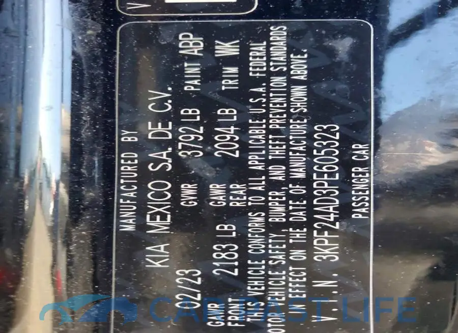 3KPF24AD3PE605323# 13