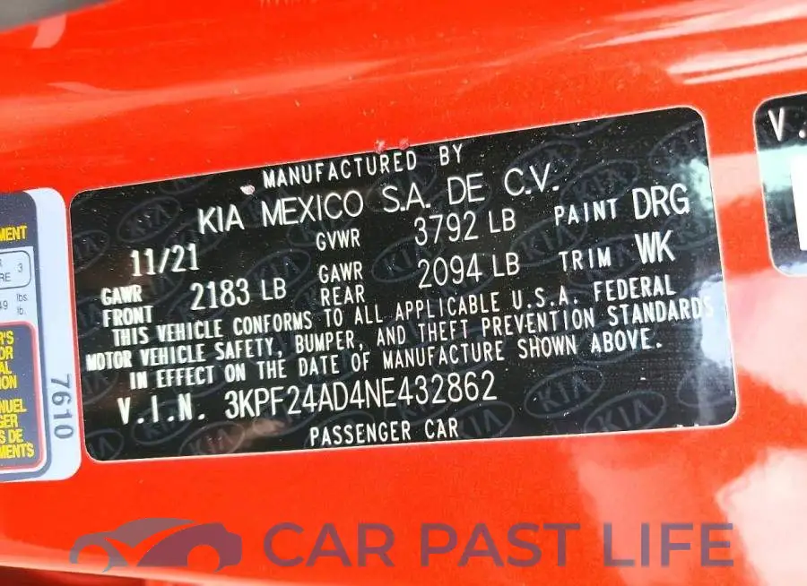 3KPF24AD4NE432862# 12
