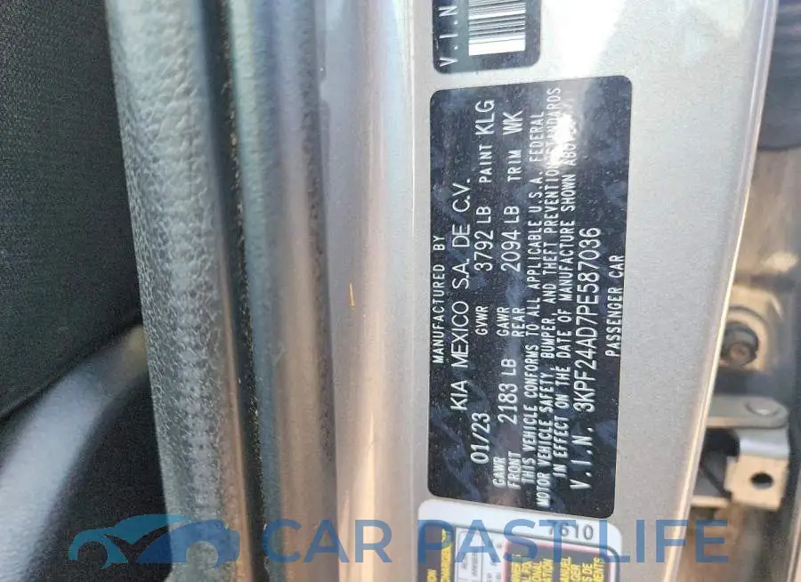 3KPF24AD7PE587036# 12