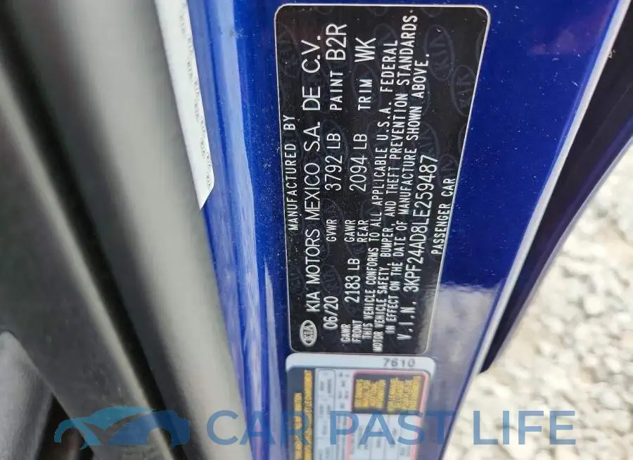3KPF24AD8LE259487# 12