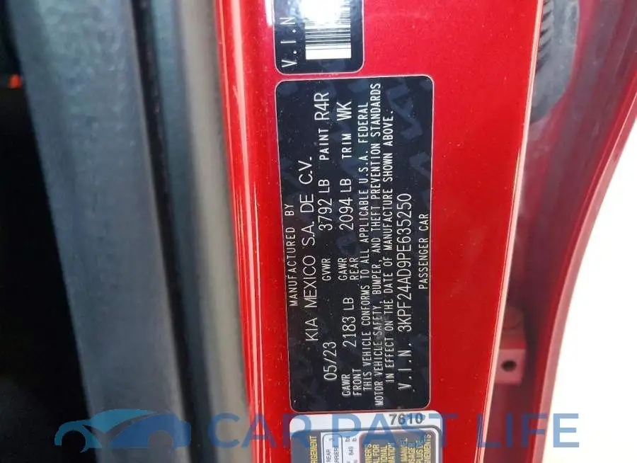 3KPF24AD9PE635250# 13