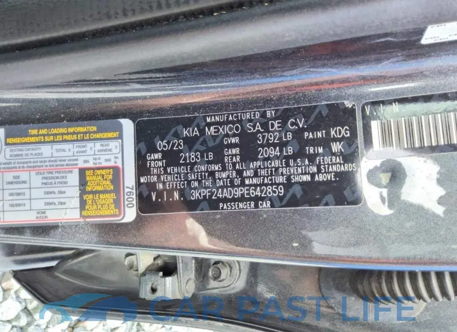3KPF24AD9PE642859# 13