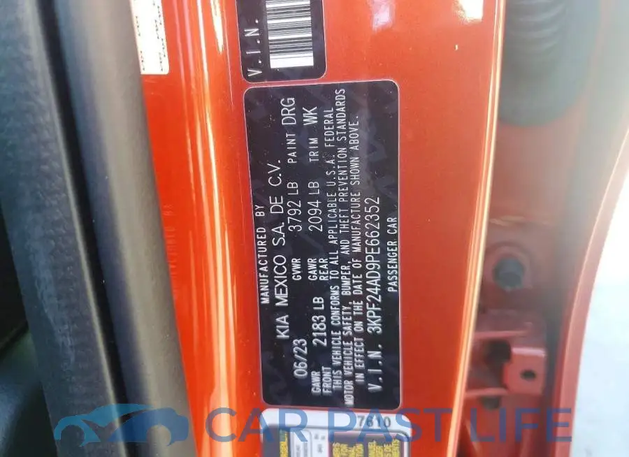 3KPF24AD9PE662352# 12