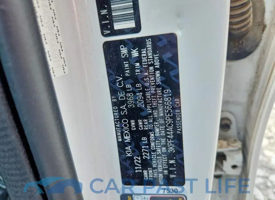 3KPF44AC9PE566819# 12