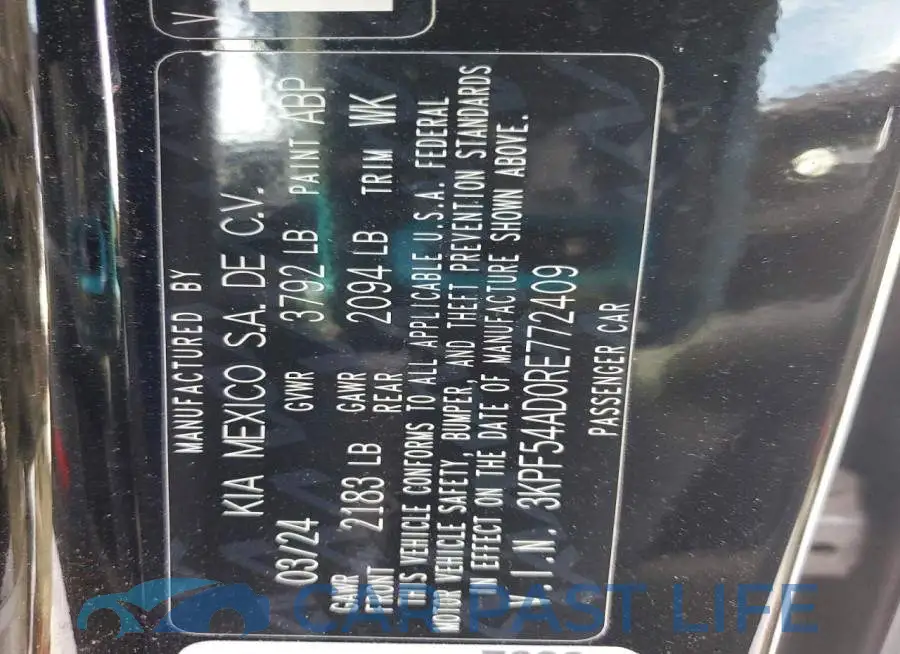 3KPF54AD0RE772409# 12