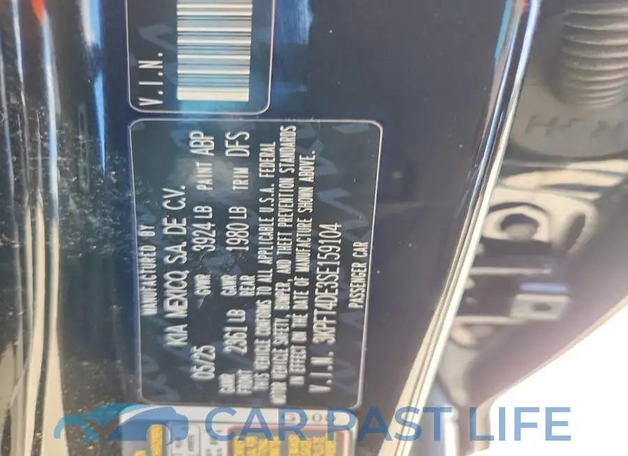 3KPFT4DE3SE159104# 12