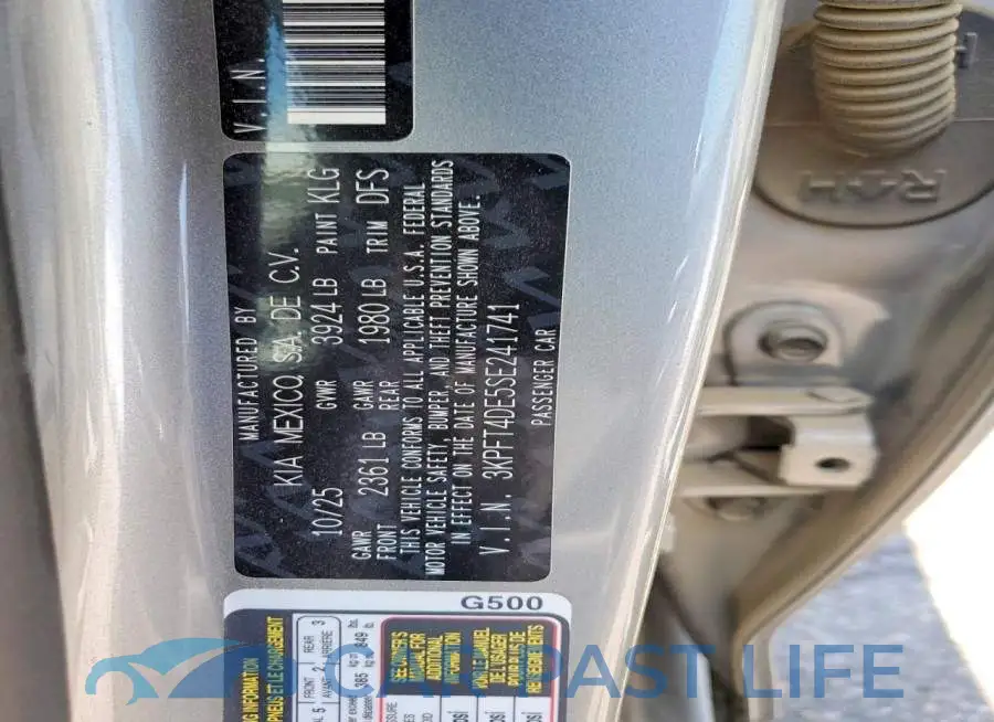 3KPFT4DE5SE241741# 12