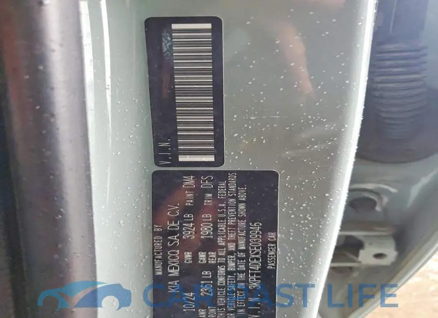 3KPFT4DEXSE039946# 13