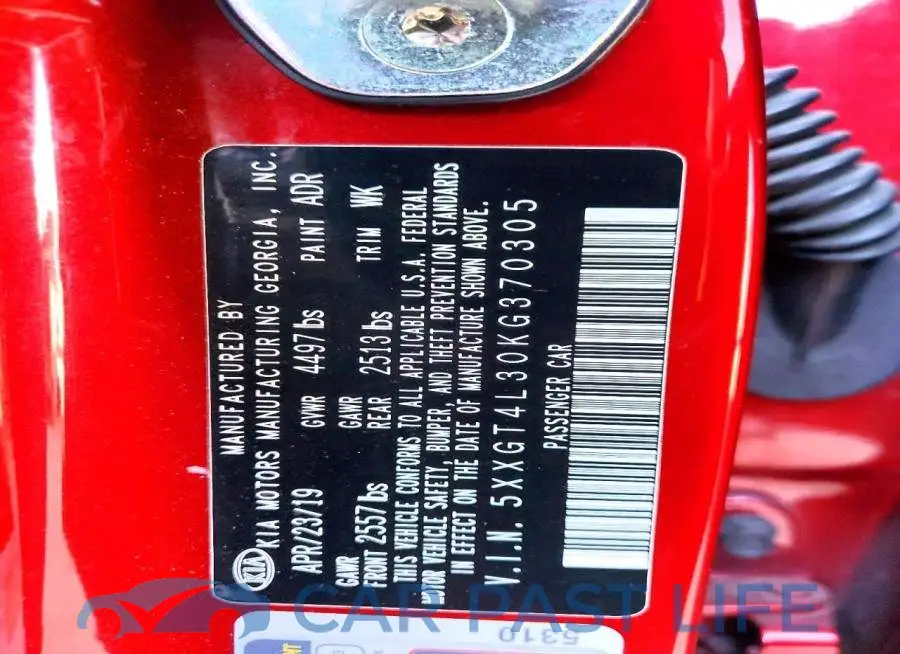 5XXGT4L30KG370305# 13
