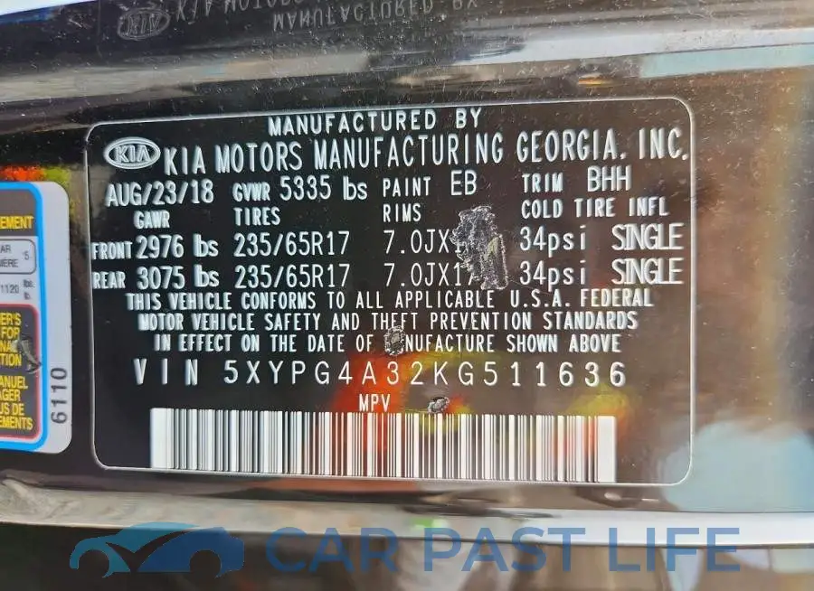 5XYPG4A32KG511636# 13