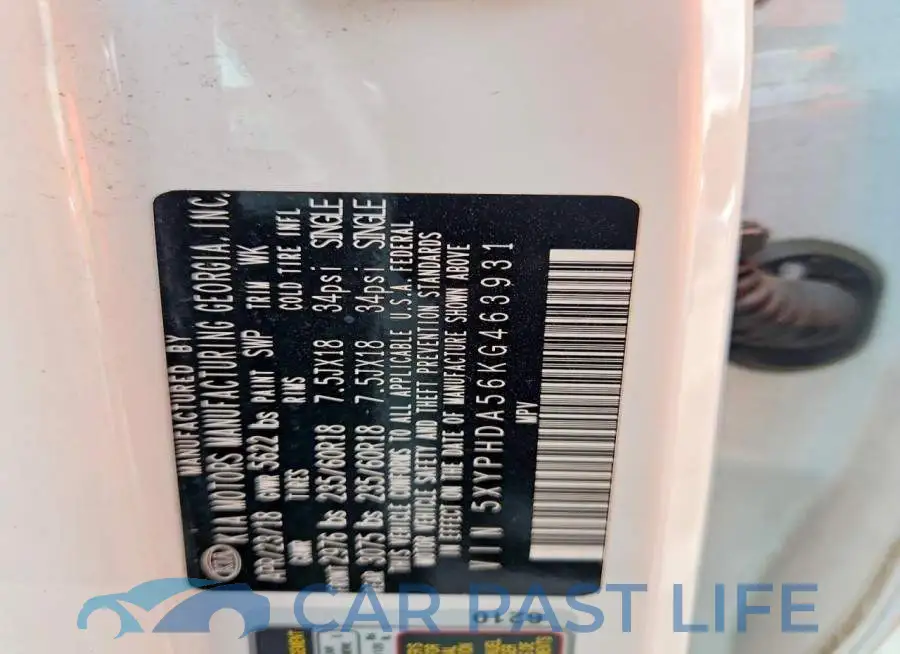 5XYPHDA56KG463931# 13