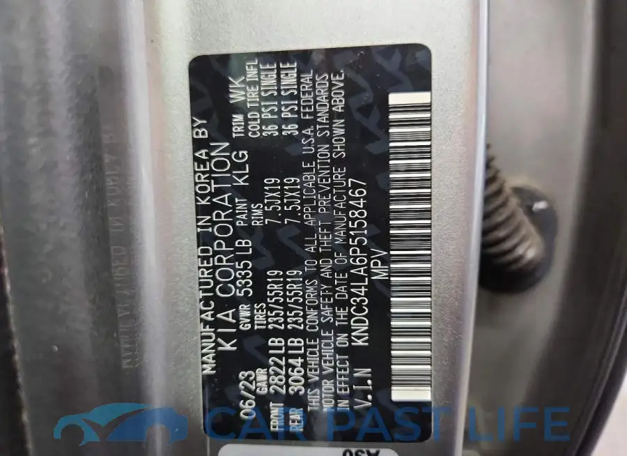 KNDC34LA6P5158467# 12
