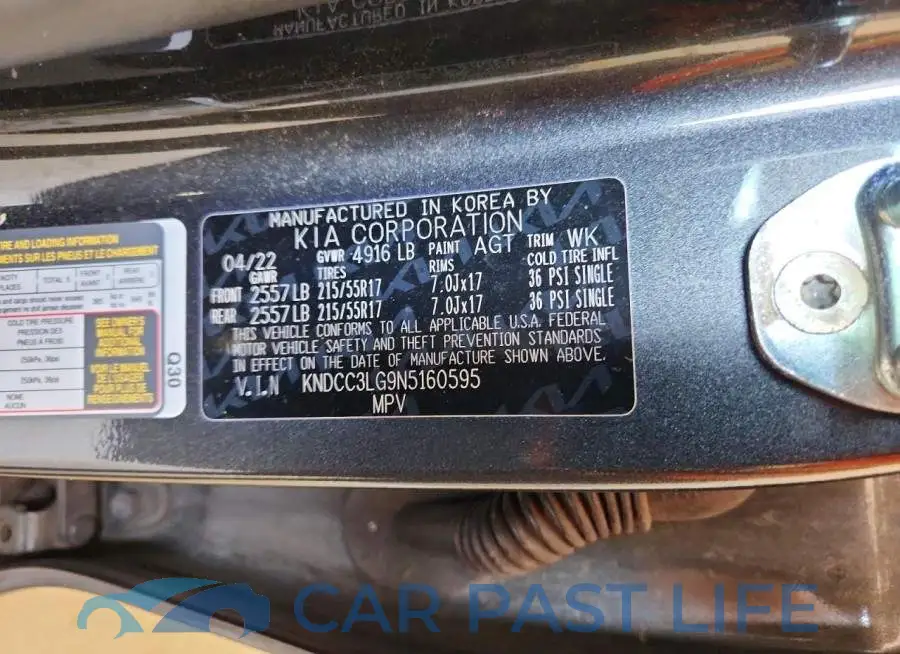 KNDCC3LG9N5160595# 13