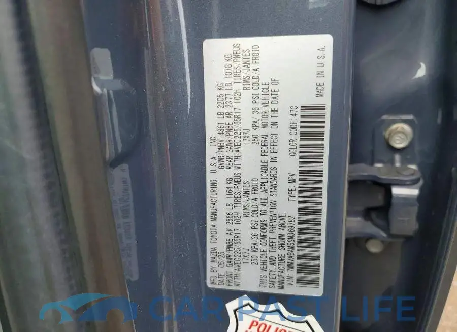 7MMVABAM5SN369782# 13