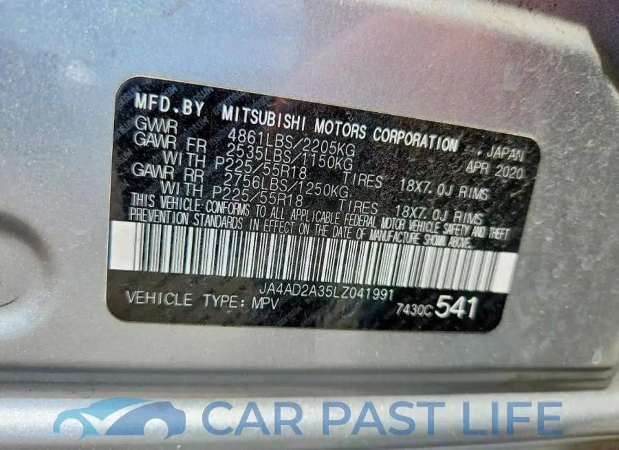 JA4AD2A35LZ041991# 13