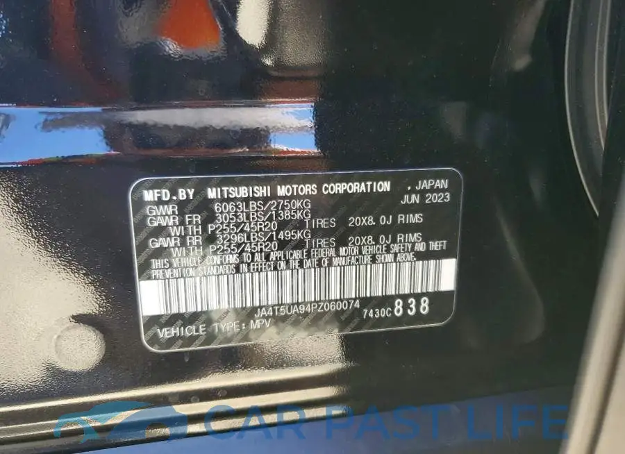JA4T5UA94PZ060074# 13