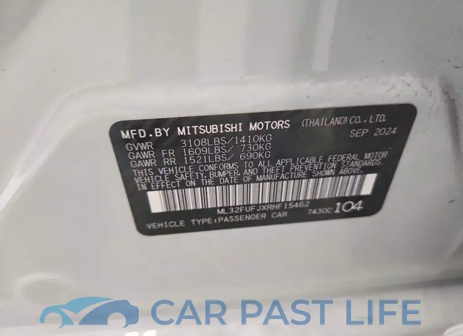 ML32FUFJXRHF15462# 12