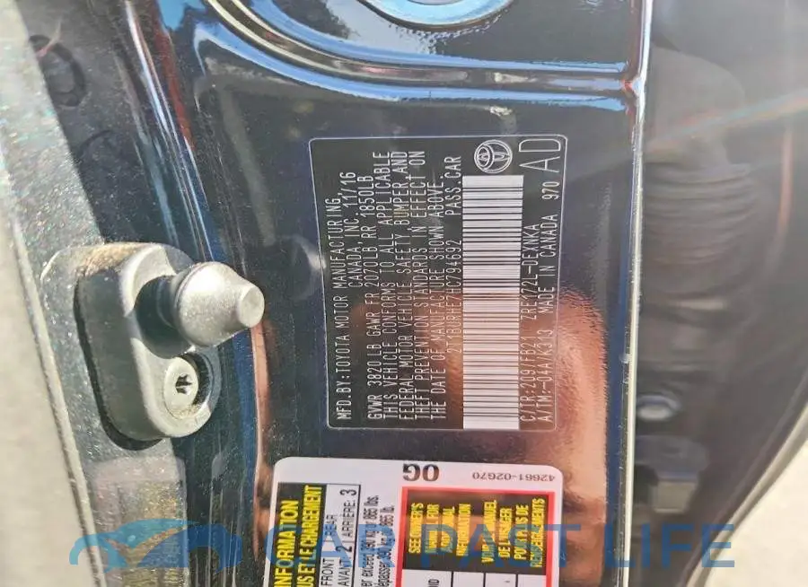 2T1BURHE7HC794692# 13