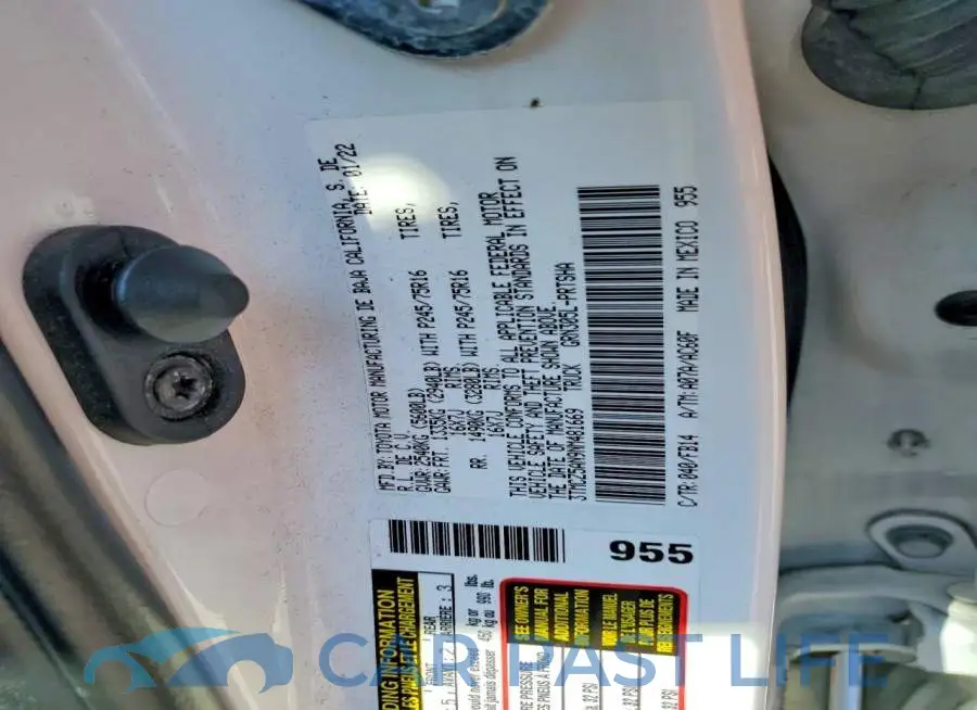 3TMCZ5AN9NM481669# 12
