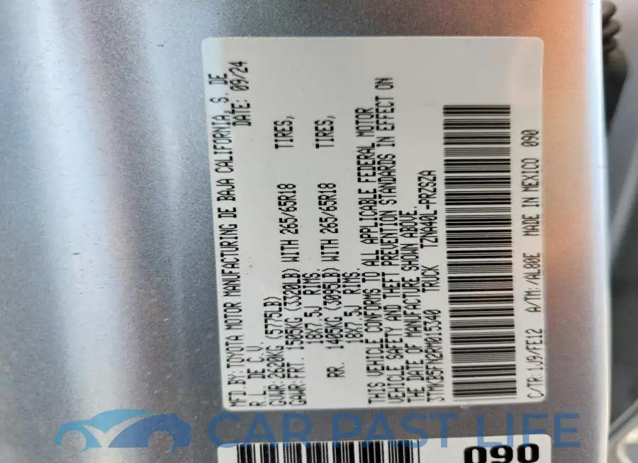 3TMKB5FN2RM015340# 12