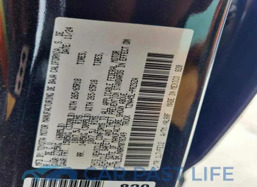 3TMLB5JN0RM078349# 13