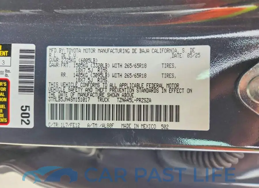 3TMLB5JN4SM151017# 12