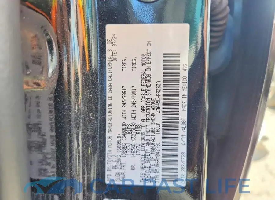 3TMLB5JN6RM042701# 12