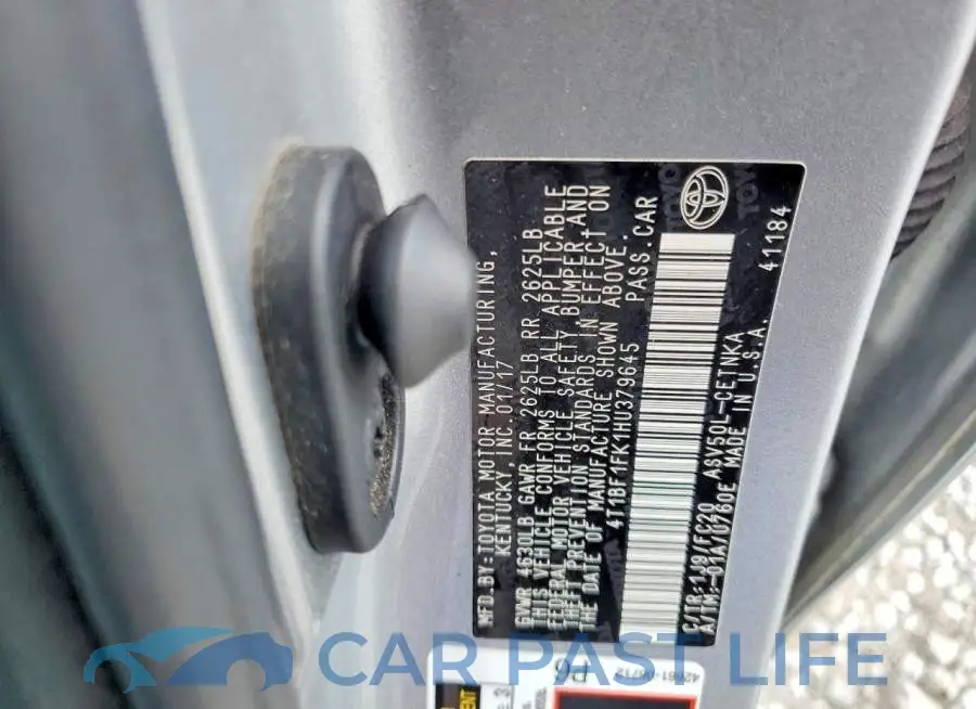 4T1BF1FK1HU379645# 12