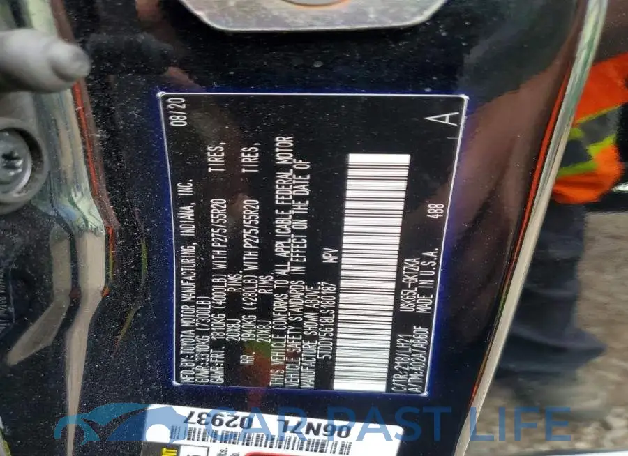 5TDDY5G18LS180187# 14