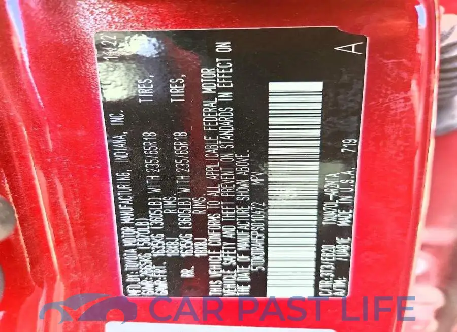 5TDKDRAH5PS010472# 13
