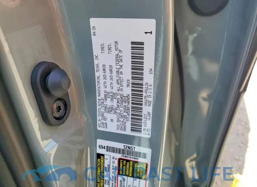 5TFJA5DB8TX409854# 12