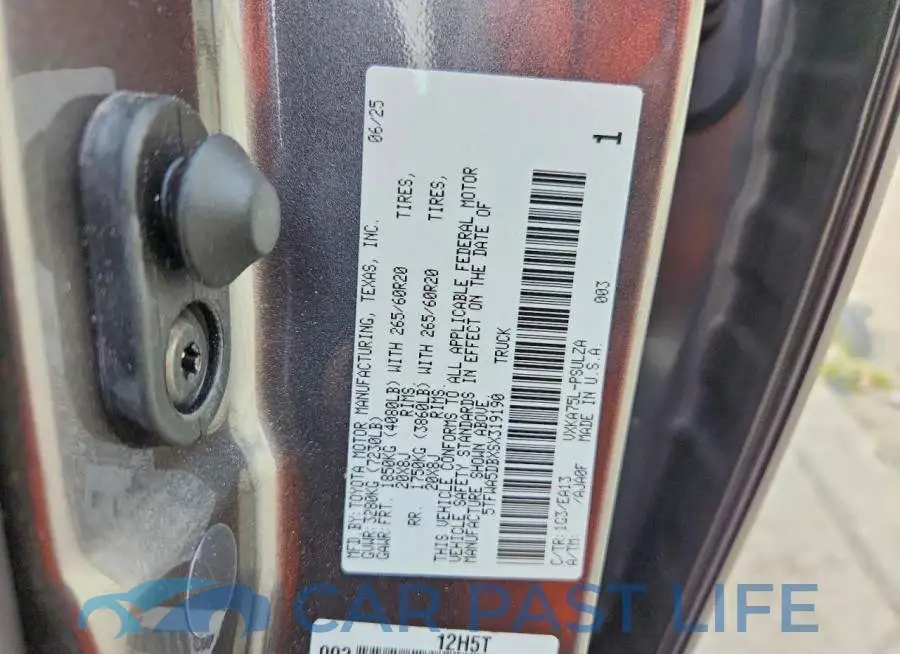 5TFWA5DBXSX319190# 13