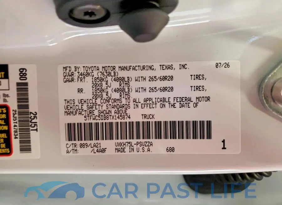 5TFWC5DB8TX145874# 12