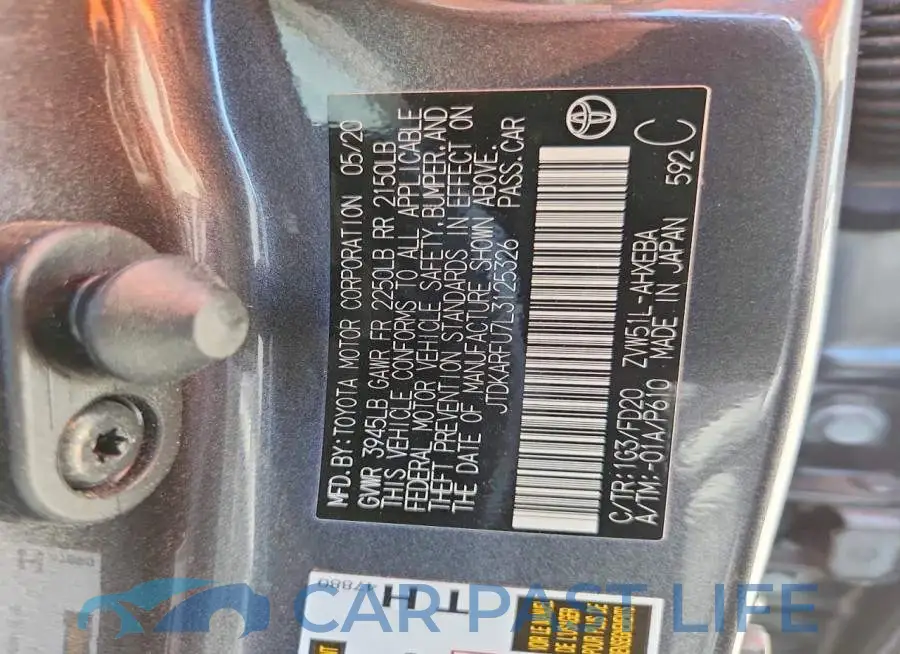 JTDKARFU7L3125326# 12