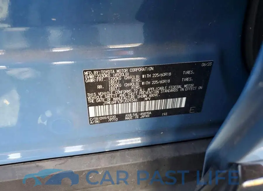 JTME6RFV3PJ029346# 13