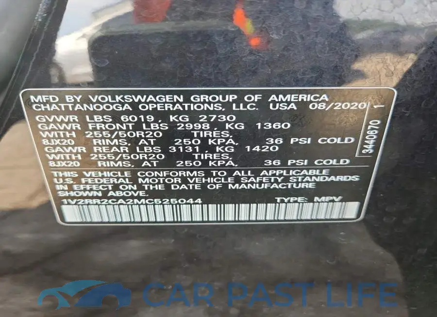 1V2RR2CA2MC525044# 13