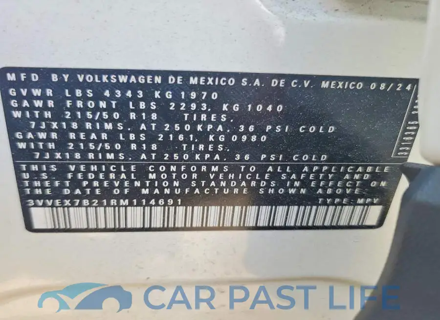 3VVEX7B21RM114691# 12