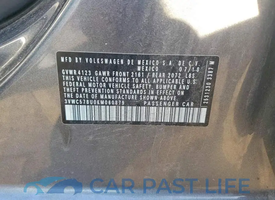 3VWC57BU0KM060879# 12