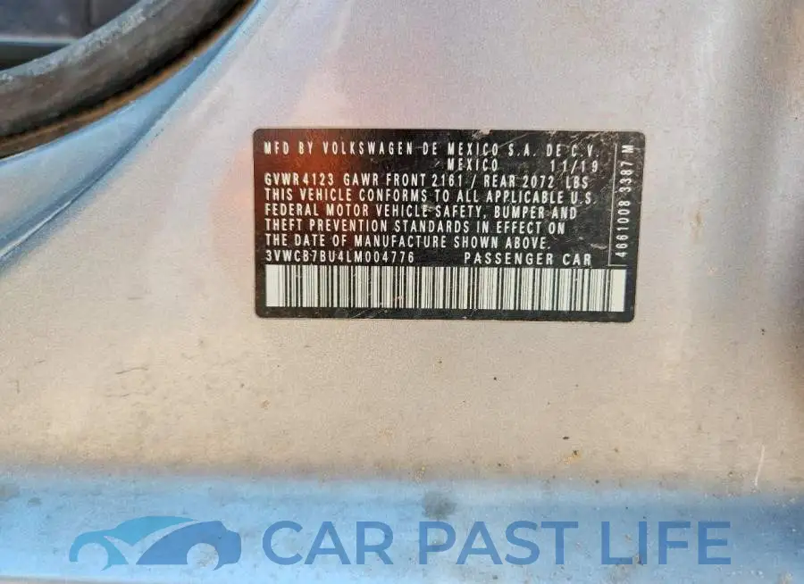 3VWCB7BU4LM004776# 12