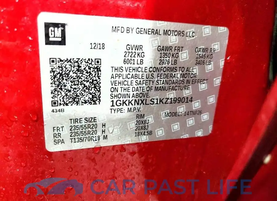 1GKKNXLS1KZ199014# 13