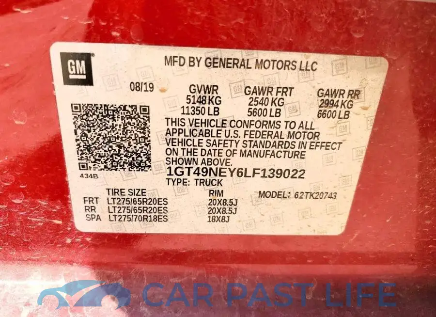 1GT49NEY6LF139022# 13