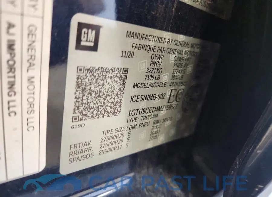 1GTU9CED4MZ159528# 12