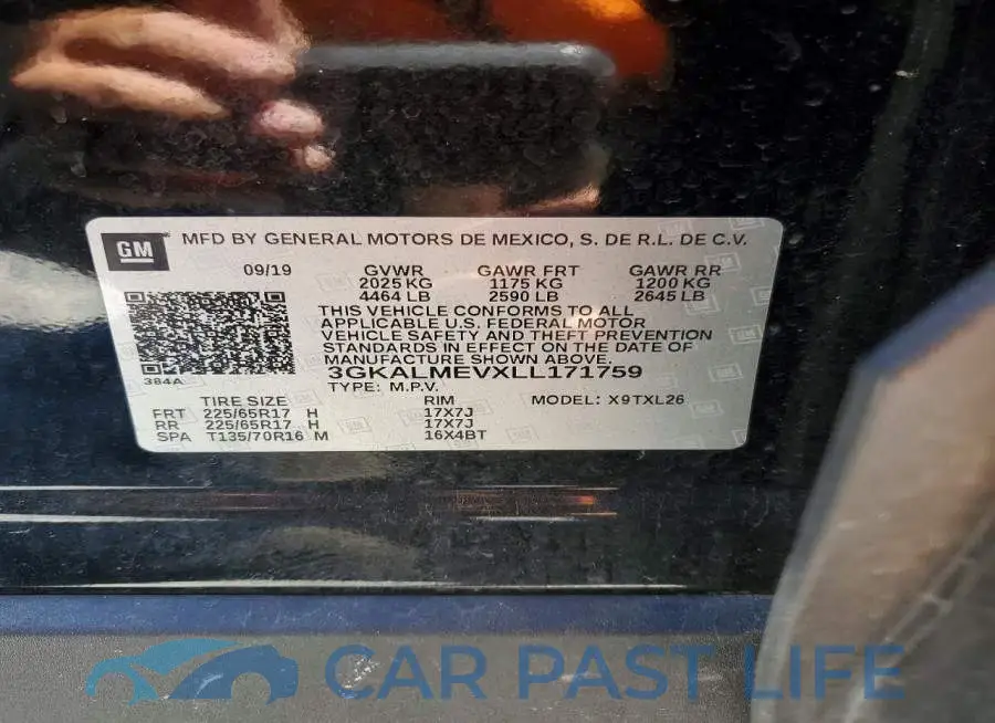 3GKALMEVXLL171759# 13