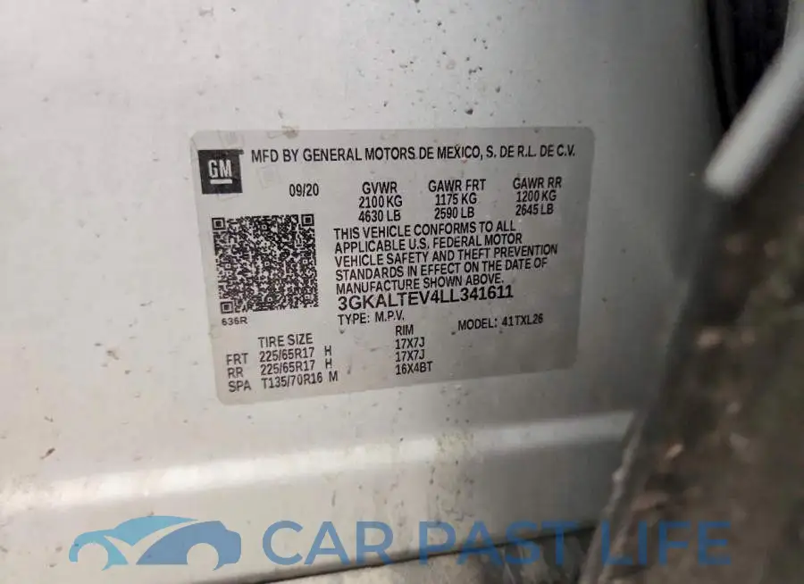 3GKALTEV4LL341611# 14