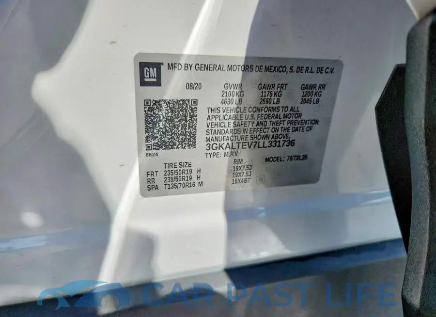 3GKALTEV7LL331736# 14
