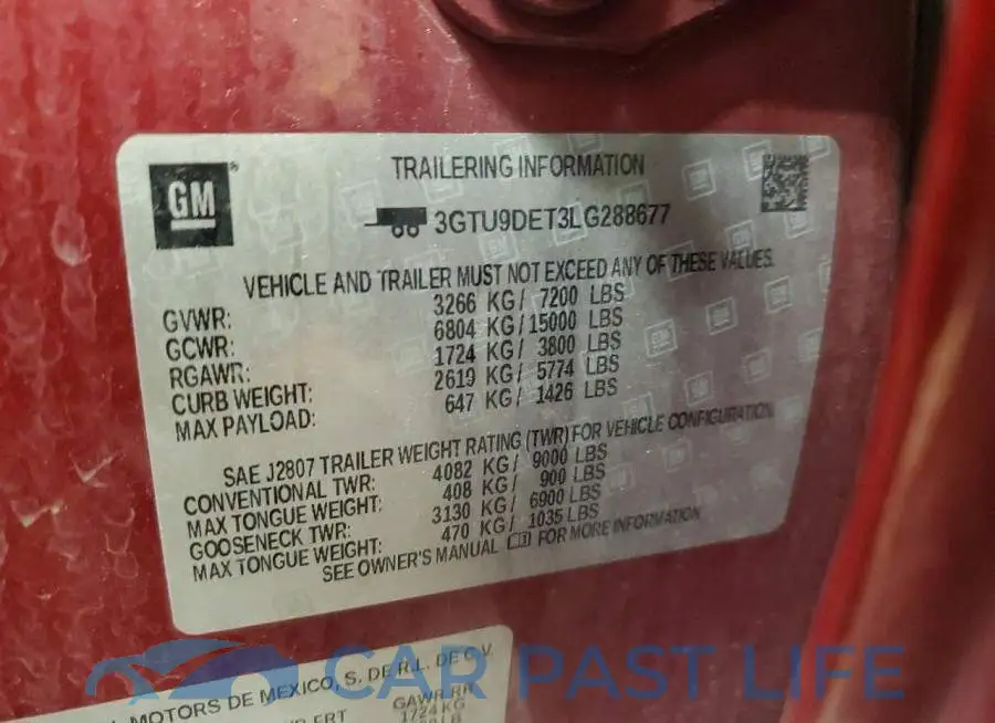 3GTU9DET3LG288677# 13