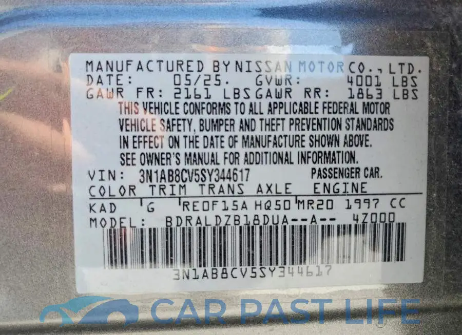 3N1AB8CV5SY344617# 12