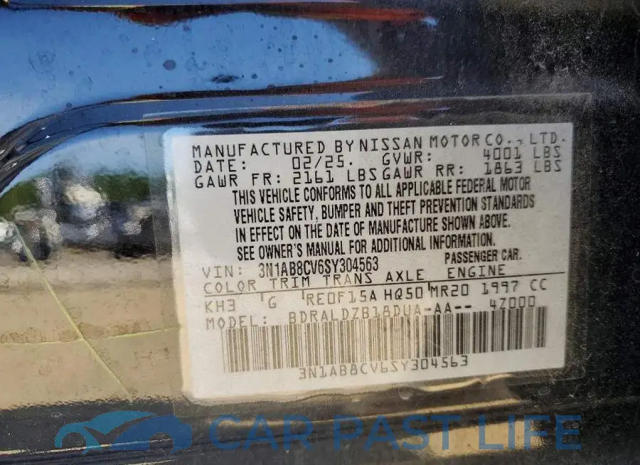 3N1AB8CV6SY304563# 13
