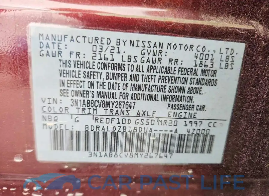 3N1AB8CV8MY267647# 12